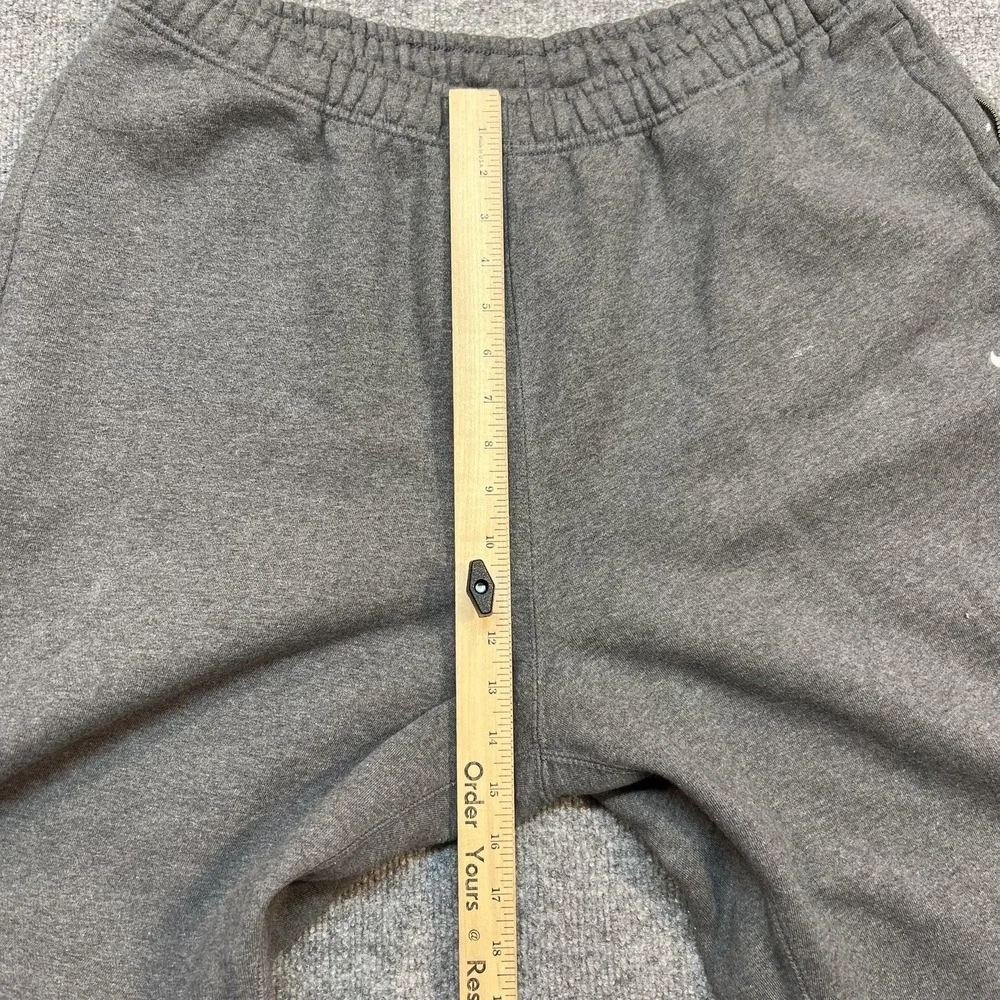 Nike Sweatpants Mens XL Gray Fleece Elastic Waist Pockets Gym Athletic